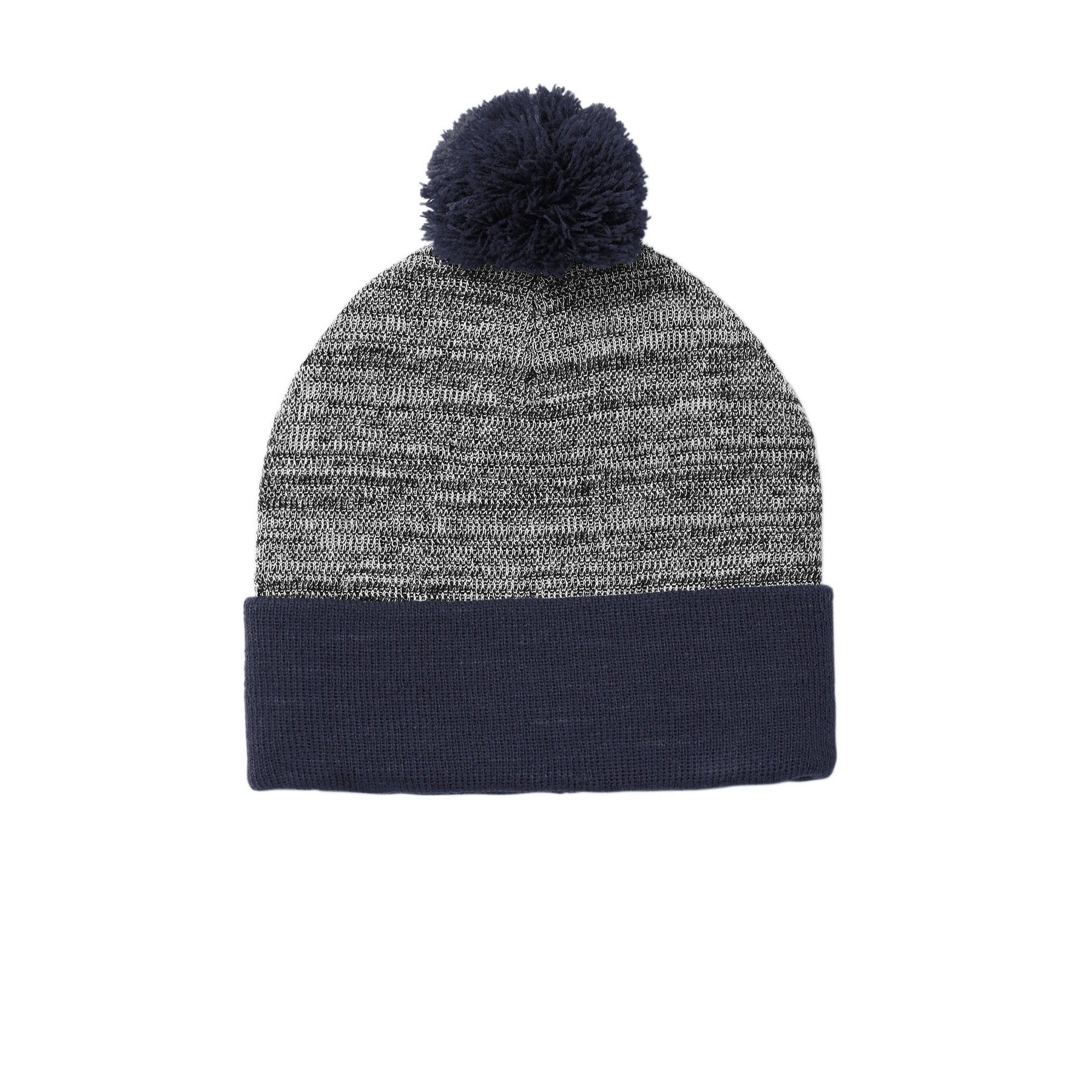 Sport-Tek-Sport-Tek ® Heather Pom Pom Beanie STC41-MedTech-5